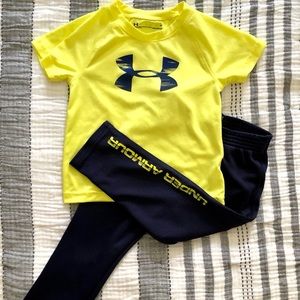 Under Armour | Heat Gear Shirt & Pant Set Size 2T